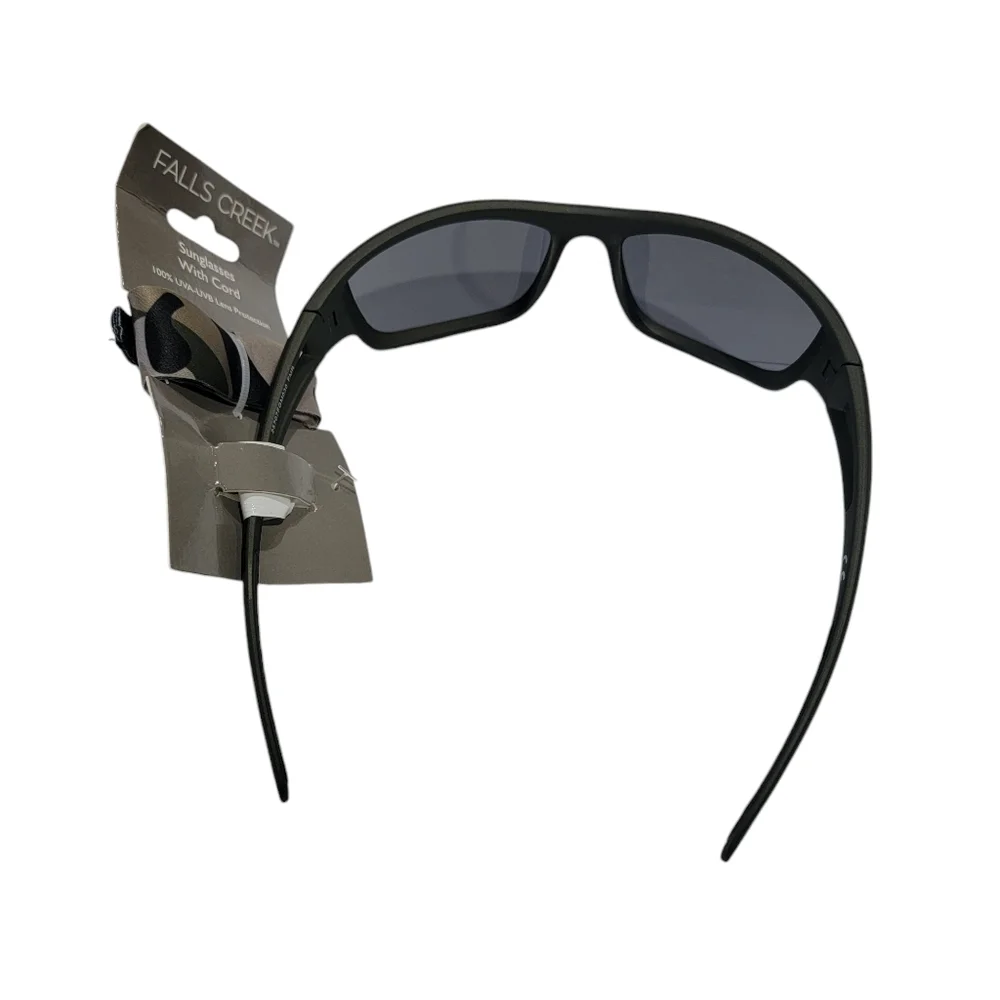 NWT Falls Creek Black Sunglasses with cord